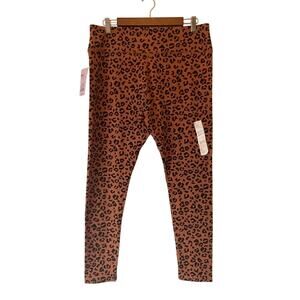Wild Fable Women's XL Animal Print Wild‎ Side Cheetah High-Rise Stretch Leggings